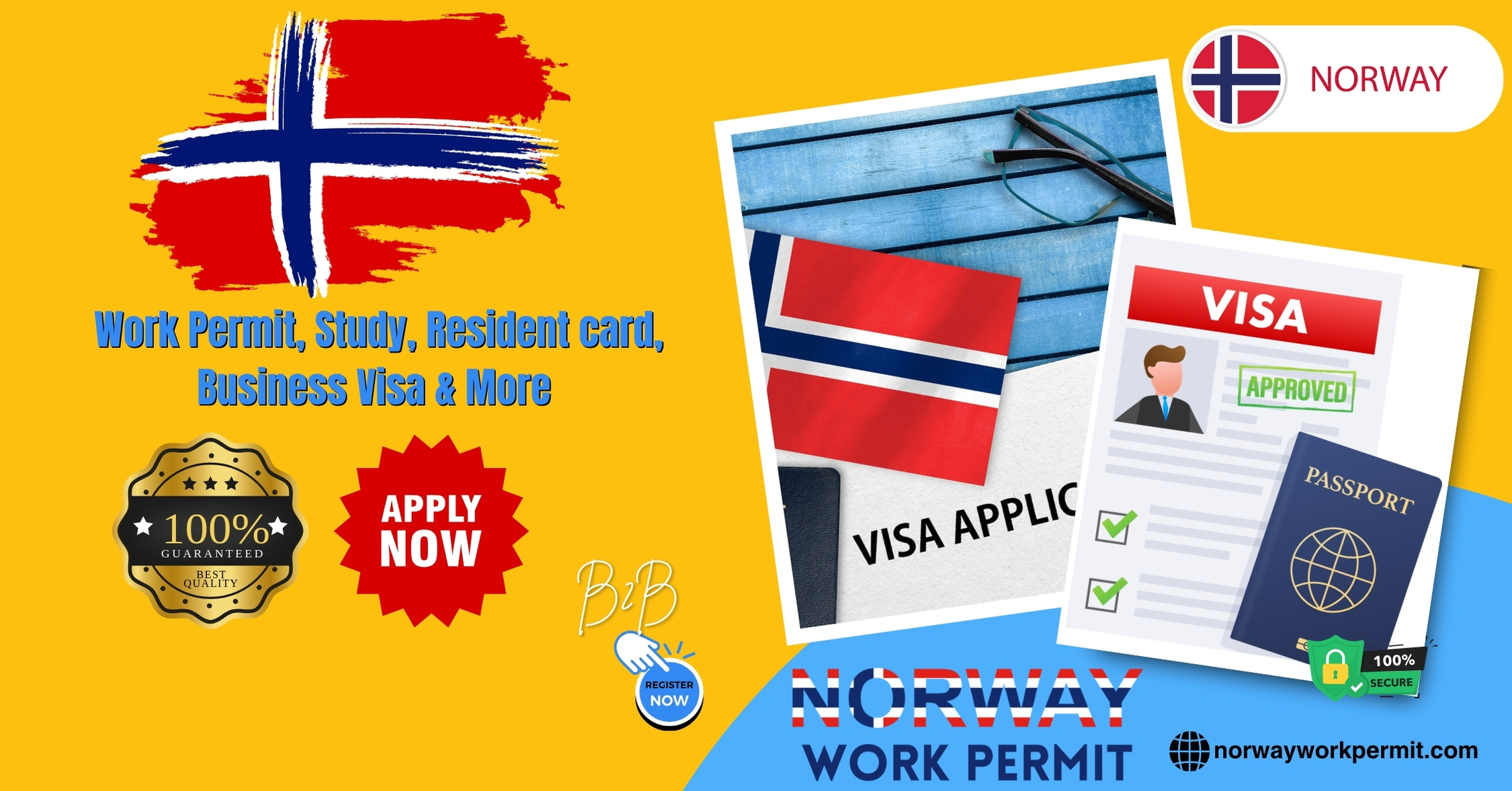 Norway Work Permit and Business Resident Visa Requirements for Citizens of Angola